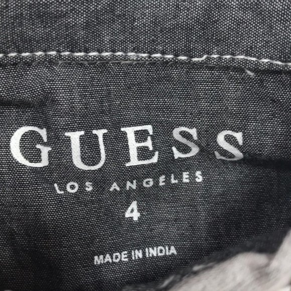 Guess Stripe Poplin Adjust LS Shirt - Picture 4 of 8